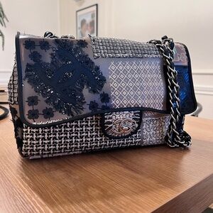 CHANEL pvc patchwork bag